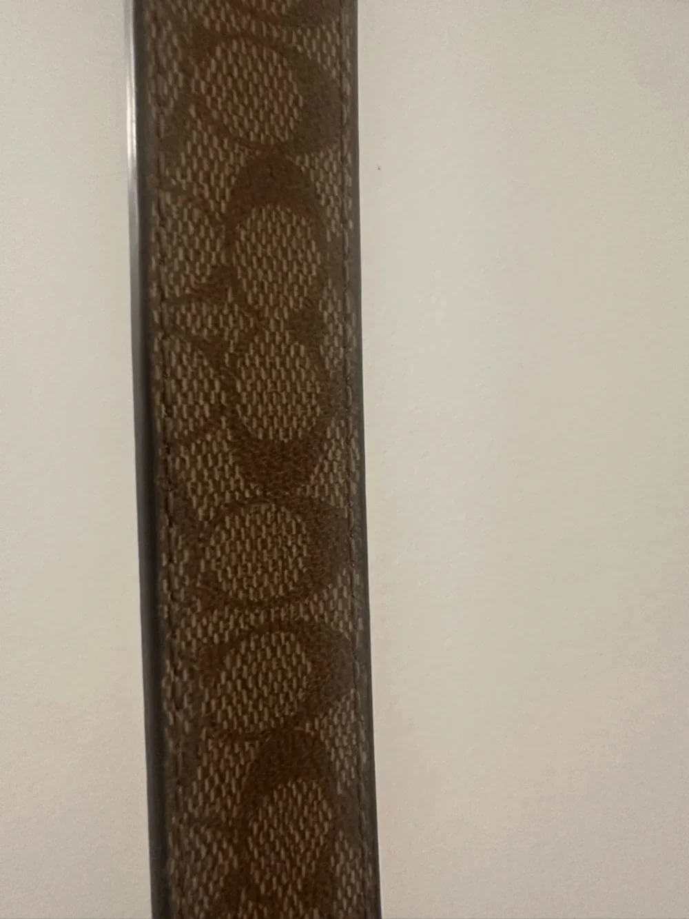 Coach Women's Classic Signature Canvas Belt | Tan | M‎